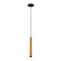 SLV LED Pendelleuchte GRIP! S, 29°, 10W, IP20, dimmbar, 2700K, 590lm, gold/schwarz