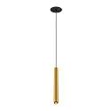 SLV LED Pendelleuchte GRIP! S, 29°, 10W, IP20, dimmbar, 2700K, 590lm, gold/schwarz