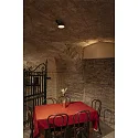 SLV LED Deckenaufbauleuchte GRIP! FLAT, 15W, 2700/3000K, 400lm, IP20, dimmbar, schwarz/gold
