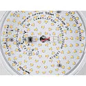 SLV LED Deckenaufbauleuchte GRIP! FLAT, 15W, 2700/3000K, 400lm, IP20, dimmbar, weiß/schwarz