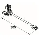 SLV Steckverbinder RETRO CON 3P003, 3-polig, schaltbar, 30cm, weiß
