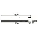 SLV LED System-Träger EASYLIGHT 1500 DALI-2, IP40, 150cm, 230V, 27-75W (multi) 3500-5000K (CCT-DIP), dimmbar, weiß, NB (Narrow)