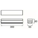 SLV light strip system feeder EASYLIGHT FEED IN BOX (FIB) 300 7 25 WH DALI controllable, 7-pole, white, traffic white