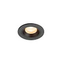 LED Deckeneinbauleuchte NUMINOS® XS, rund, 6,9W, IP20, dimmbar, 40°, 2700K, 900lm, schwarz