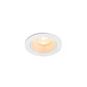 ceiling recessed luminaire NUMINOS® XS round, suitable for VDU workstation IP20, white, lacquered dimmable