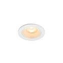 ceiling recessed luminaire NUMINOS® XS round, suitable for VDU workstation IP20, white, lacquered dimmable