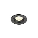 LED Deckeneinbauleuchte NUMINOS® XS, rund, 6,9W, IP20, dimmbar, 40°, 4000K, 1000lm, schwarz