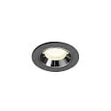 ceiling recessed luminaire NUMINOS® XS suitable for VDU workstation IP20, black dimmable