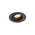 LED Deckeneinbauleuchte NUMINOS® MOVE XS, rund, 6,9W, IP20, dimmbar, 55°, 4000K, 1000lm, schwarz