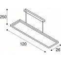 SLV recessed spotlight NUMINOS® GIMBLE S swivelling, suitable for VDU workstation IP20, white dimmable