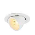 ceiling recessed luminaire NUMINOS® GIMBLE S round, suitable for VDU workstation IP20, white, lacquered dimmable