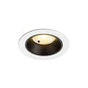 LED Deckeneinbauleuchte NUMINOS® S, 6,7W, IP20, 40°, 3000K, 1050lm, weiß/schwarz
