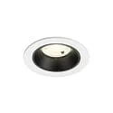 ceiling recessed luminaire NUMINOS® S suitable for VDU workstation IP20, black, white dimmable