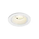 LED Deckeneinbauleuchte NUMINOS® S, rund,  6,7W, IP20, dimmbar, 40°, 4000K, 1050lm, weiß