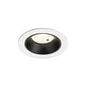 ceiling recessed luminaire NUMINOS® S suitable for VDU workstation IP20, black, white dimmable