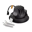 SLV LED Deckeneinbauleuchte NUMINOS® MOVE S, rund, 6,7W, IP20, dimmbar, 55°, 2700K, 1000lm, schwarz