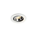 ceiling recessed luminaire NUMINOS® MOVE S swivelling, suitable for VDU workstation IP20, chrome, white dimmable