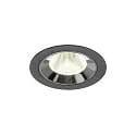 LED Deckeneinbauleuchte NUMINOS® M, 12W, IP20, 20°, 4000K, 1900lm, schwarz/chrom