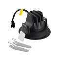 SLV LED Deckeneinbauleuchte NUMINOS® MOVE M, rund, 12W, IP20, dimmbar, 40°, 2700K, 1700lm, schwarz
