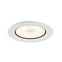 SLV LED Deckeneinbaustrahler NUMINOS® GIMBLE L, rund, 17W, IP20, dimmbar, 40°, 4000K, 2700lm, weiß