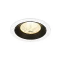 ceiling recessed luminaire NUMINOS® L suitable for VDU workstation IP20, black, white dimmable