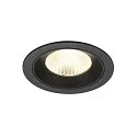 LED Deckeneinbauleuchte NUMINOS® L, rund, 17W, IP20, dimmbar, 40°, 4000K, 2700lm, schwarz