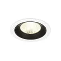 ceiling recessed luminaire NUMINOS® L suitable for VDU workstation IP20, black, white dimmable