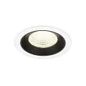 ceiling recessed luminaire NUMINOS® L suitable for VDU workstation IP20, black, white dimmable
