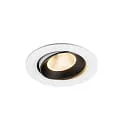 ceiling recessed luminaire NUMINOS® MOVE L swivelling, suitable for VDU workstation IP20, black, white dimmable
