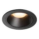 LED Deckeneinbauleuchte NUMINOS® XL, rund, 24W, IP20, dimmbar, 55°, 2700K, 3500lm, schwarz