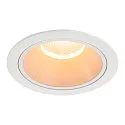 ceiling recessed luminaire NUMINOS® XL round, suitable for VDU workstation IP20, white, lacquered dimmable