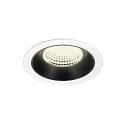 ceiling recessed luminaire NUMINOS® XL suitable for VDU workstation IP20, black, white dimmable