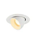 LED Deckeneinbaustrahler NUMINOS® GIMBLE XS, rund, 6,9W, IP20, dimmbar, 55°, 3000K, 950lm, weiß