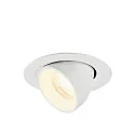 LED Deckeneinbaustrahler NUMINOS® GIMBLE XS, rund, 6,9W, IP20, dimmbar, 40°, 4000K, 1000lm, weiß