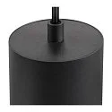 SLV LED 1-Phasen Pendelleuchte ASTO TUBE, IP20, GU10 max. 10W (exkl.), Pendel 250cm, schwarz