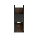 SLV Outdoor LED-Wandleuchte FLATT II, IP65 IK03, Up & Down, 9.5W 2700K, Seeluft-beständig, dimmbar, schwarz
