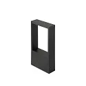 SLV Outdoor LED-Stehleuchte FLATT II 36, IP65 IK03, 36cm, 10W 2700K 650lm, Seeluft-beständig, dimmbar, schwarz