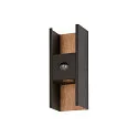 Outdoor LED-Wandleuchte FLATT II, IP54 IK03, mit Sensor, Up & Down, 10W 2700K, Seeluft-beständig, dimmbar