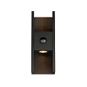 SLV outdoor wall luminaire FLATT II SENSOR PHASE up / down, with sensor, switchable, sea-air resistant IP54, black, lacquered 