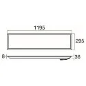 SLV LED Decken-/Wandleuchte PANEL P 1200/300 45 DALI, IP20, 120x30cm, 220-240V AC/DC, >190lm/W, UGR <19, dimmbar, 26-42W 3000K