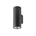 Outdoor LED-Wandleuchte HELIA PRO L UP/DOWN, IP65 IK08, Höhe 30.5cm, zylindrisch, 24°, DALI dimmbar, 20W 2700K 2400lm