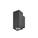 Outdoor LED-Wandleuchte THEO PRO S SINGLE DALI 2, IP65 IK06, Höhe 17.5cm, DALI 2 dimmbar, 3W 2700K 300lm 24°, anthrazit