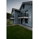 Outdoor LED-Wandleuchte THEO PRO S UP/DOWN DALI 2, IP65 IK06, Höhe 17.5cm, DALI 2 dimmbar, 6W 2700K 600lm 24°, anthrazit