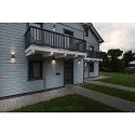 Outdoor LED-Wandleuchte THEO PRO S UP/DOWN DALI 2, IP65 IK06, Höhe 17.5cm, DALI 2 dimmbar, 6W 2700K 600lm 24°, anthrazit