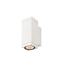 Outdoor LED-Wandleuchte THEO PRO S UP/DOWN DALI 2, IP65 IK06, Höhe 17.5cm, DALI 2 dimmbar, 6W 2700K 600lm 24°, weiß