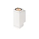 SLV Outdoor LED-Wandleuchte THEO PRO S UP/DOWN DALI 2, IP65 IK06, Höhe 17.5cm, DALI 2 dimmbar, 6W 2700K 600lm 24°, weiß