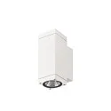 SLV Outdoor LED-Wandleuchte THEO PRO S SINGLE DALI 2, IP65 IK06, Höhe 17.5cm, DALI 2 dimmbar, 6W 2700K 600lm 24°, weiß