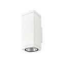 SLV Outdoor LED-Wandleuchte THEO PRO L SINGLE DALI 2, IP65 IK08, Höhe 30.5cm, DALI 2 dimmbar, 10W 2700K 1200lm 24°, weiß