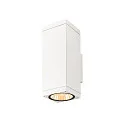 Outdoor LED-Wandleuchte THEO PRO L UP/DOWN DALI 2, IP65 IK08, Höhe 30.5cm, DALI 2 dimmbar, 30W 2700K 3600lm 24°, weiß