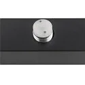 SLV mirror luminaire SUN MIRROR TRIPLE with switch button IP44, black, lacquered 